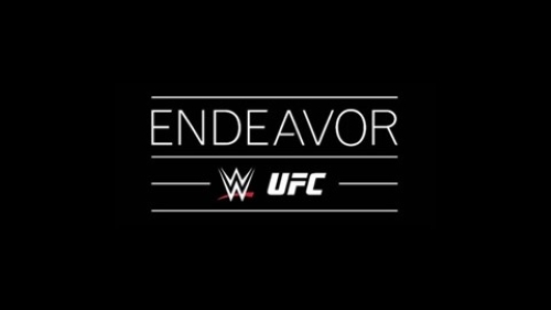 The logos for Endeavor, WWE, and UFC.