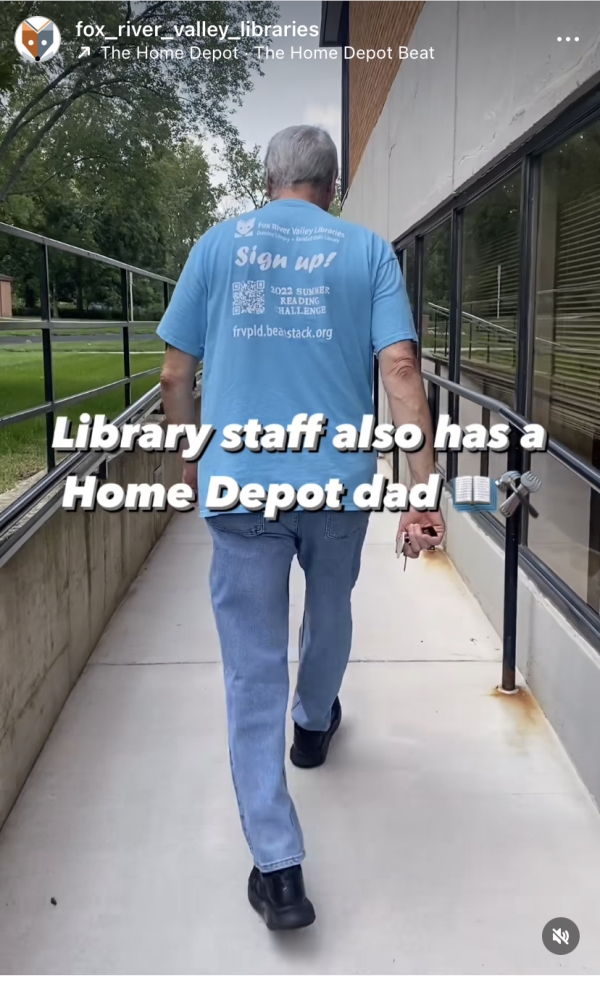 Library Home Depot Dad