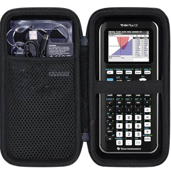 Texas Instruments TI-84 Plus CE Color Graphing Calculator in black