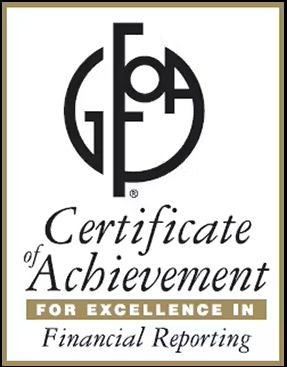 GFOA Certificate of Achievement 