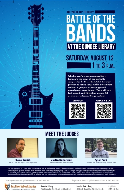 Battle of the Bands flyer