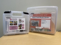 Caregiver Kits in labelled cases