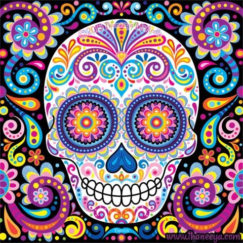 mexican sugar skull
