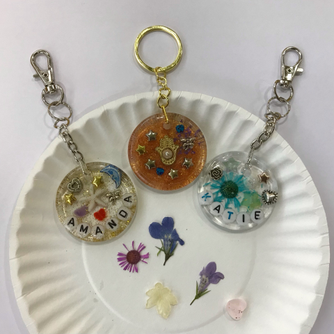 resin key chains