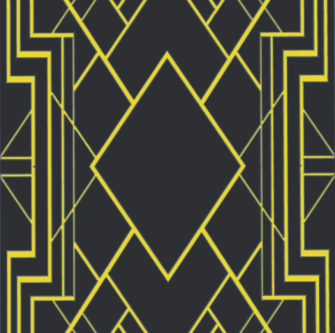 Art Deco style design template