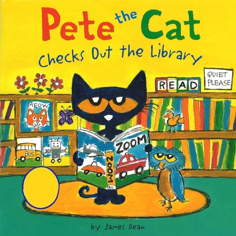 Pete the Cat Checks out the Library Book