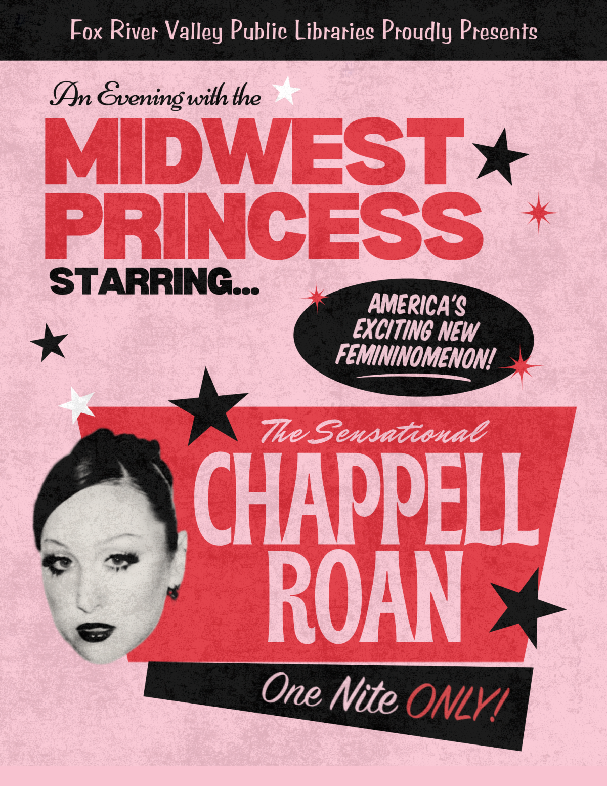 Promotional Flyer for Chappell Roan Night