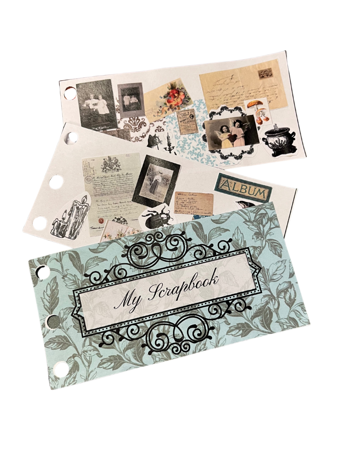 Mini Victorian Scrapbook Pages