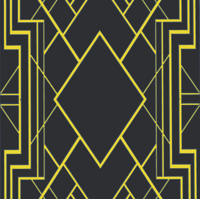 Art Deco style design template