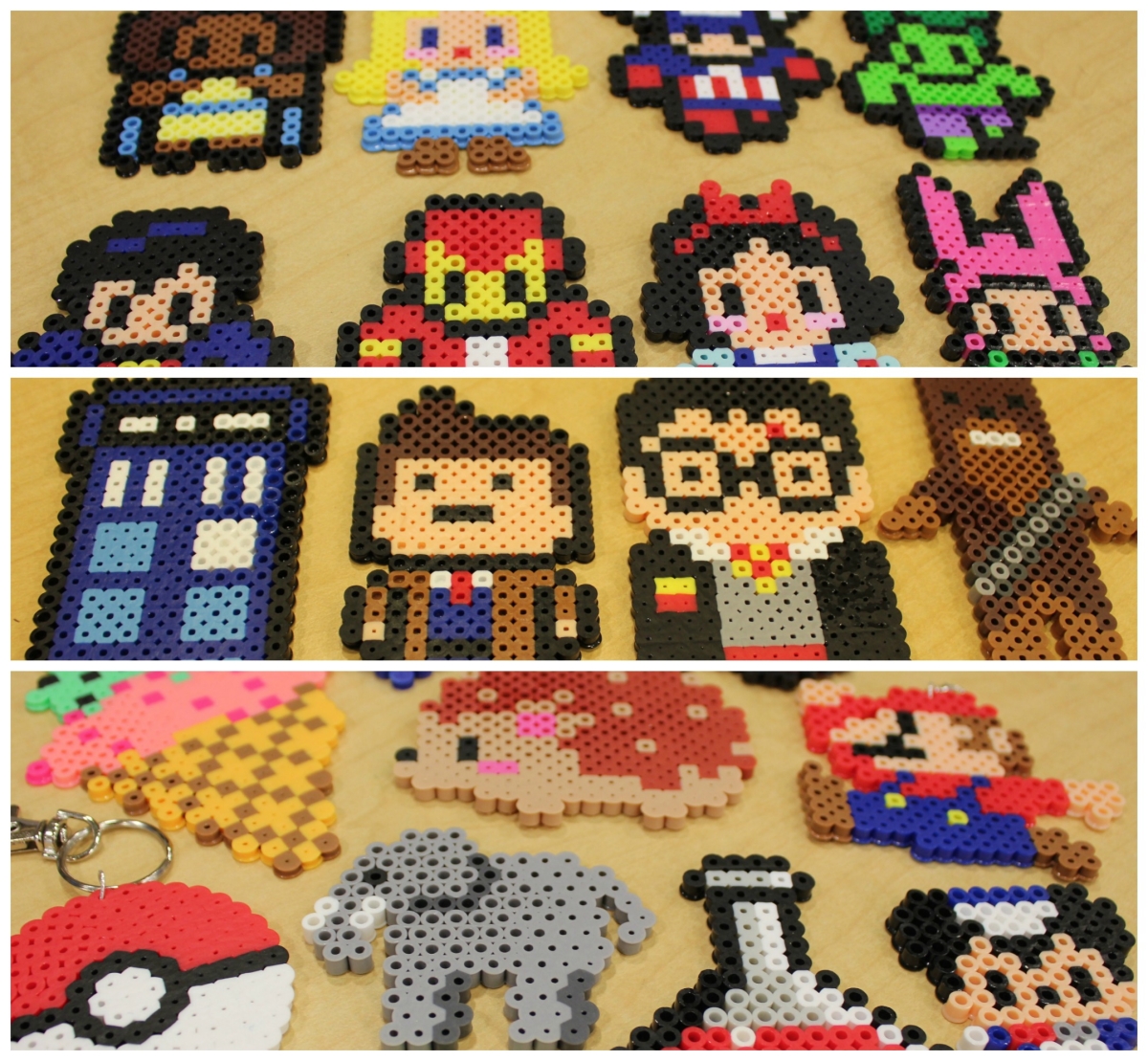 Collage of various Pixel Art creations