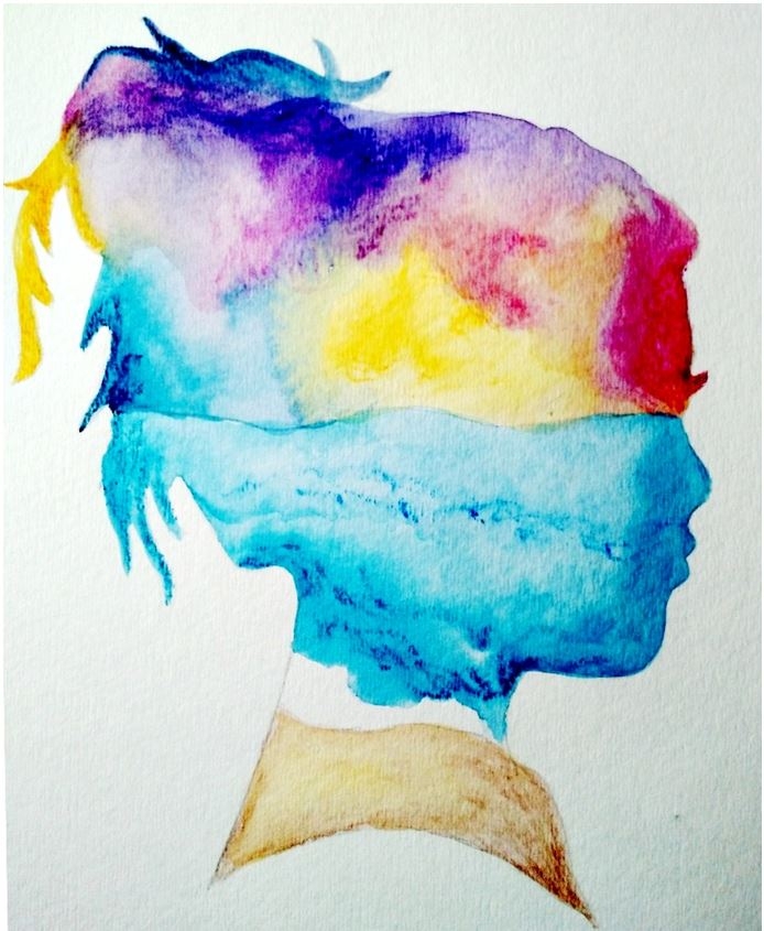 Galaxy Silhouettes -- Beach Girl