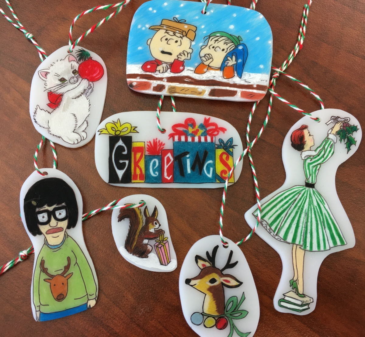 Various shrink charms