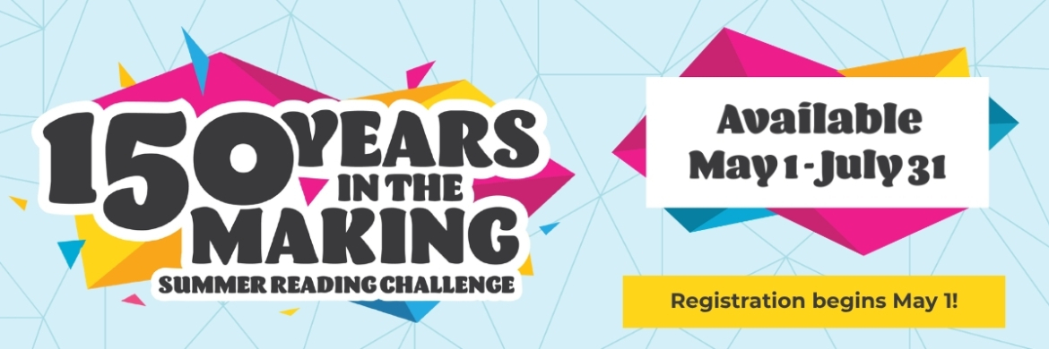 Summer Reading Challenge Sign up May 1.