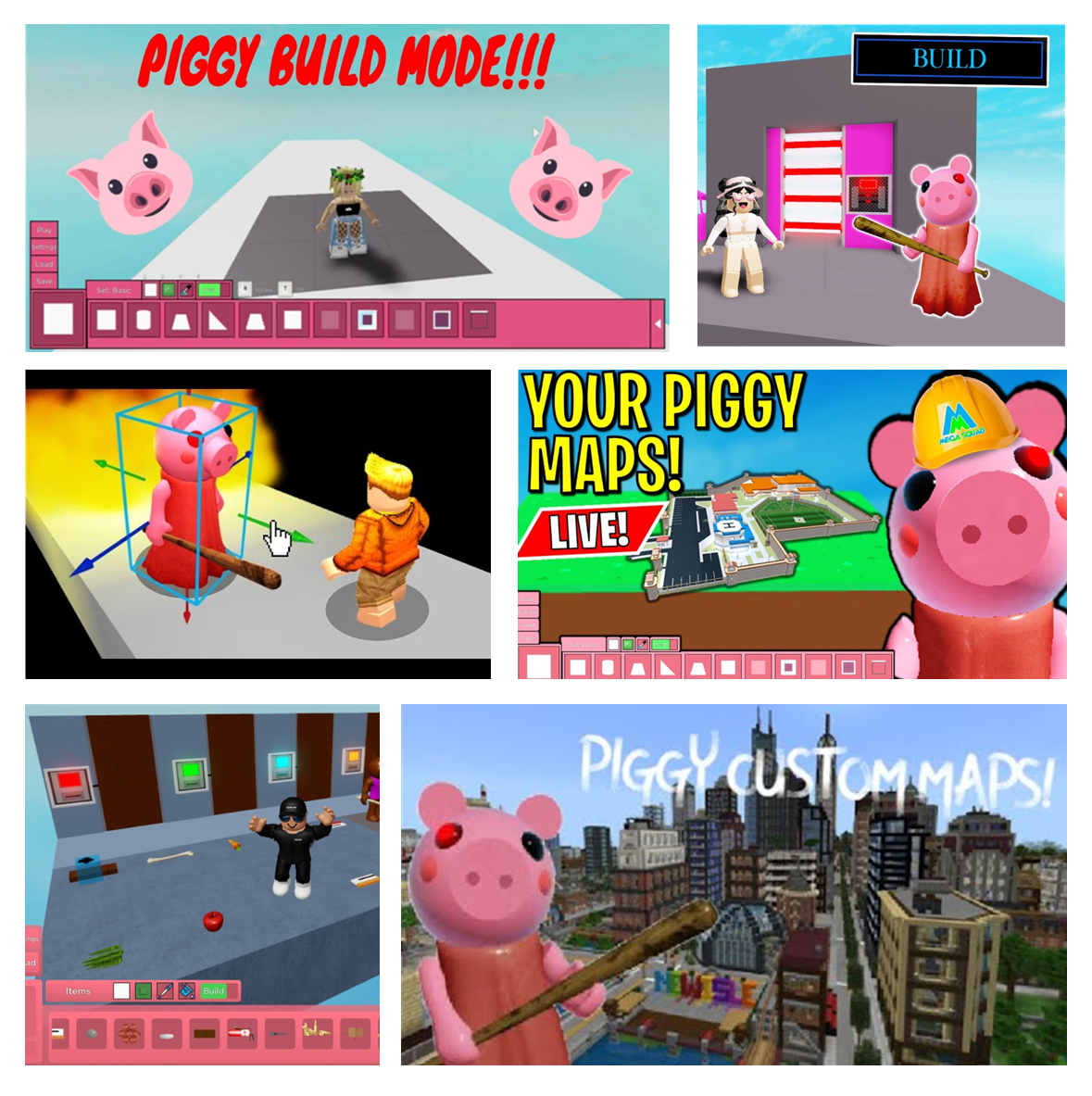 Online Gaming: Piggy Build Mode  Fox River Valley Public Library