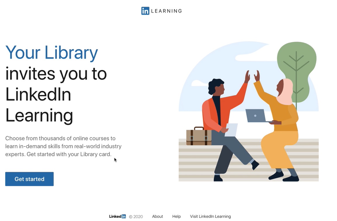 LinkedIn Learning invite screen